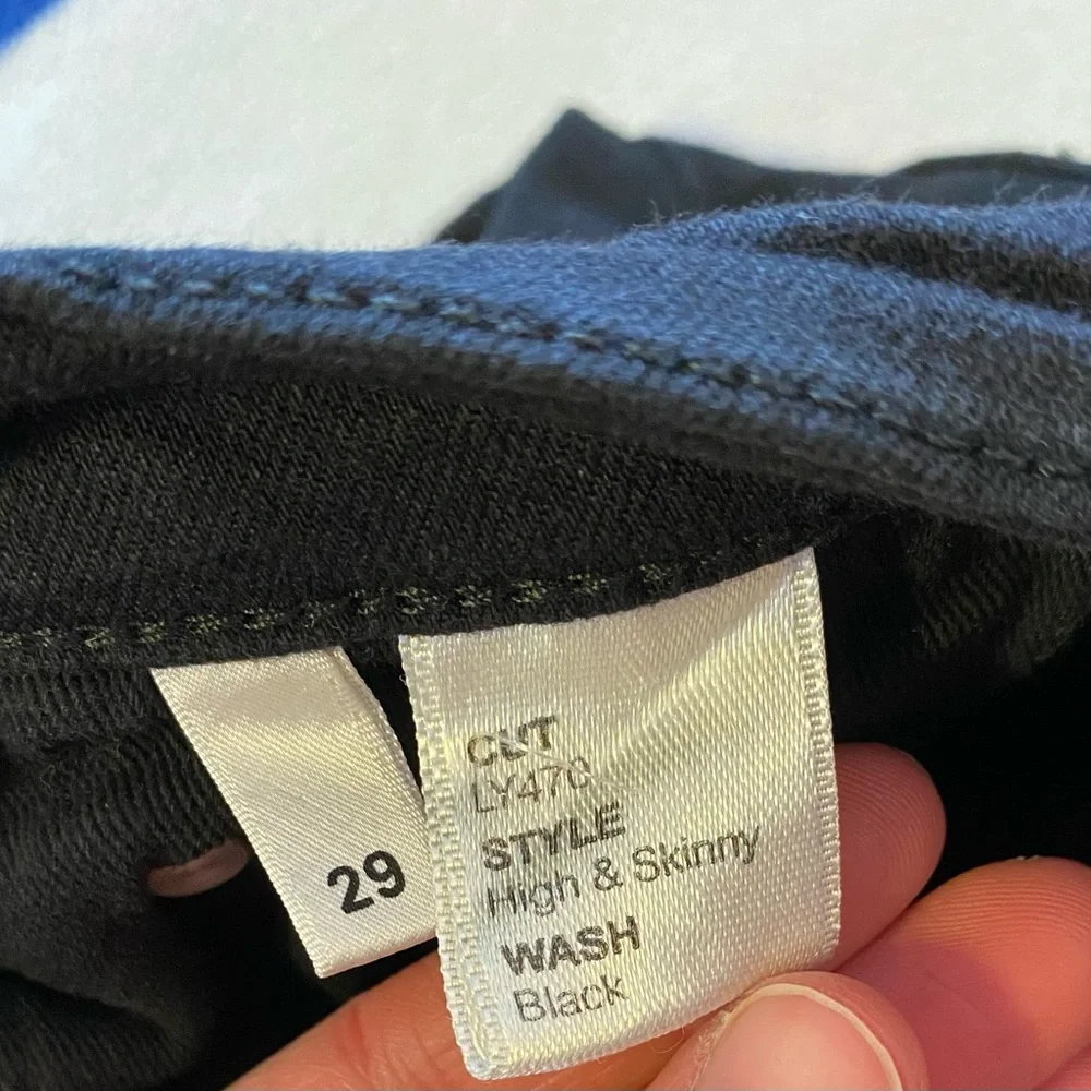 Reformation black high & skinny jeans size 29 - Picture 2 of 3